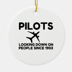 Piloter Julgransprydnad Keramik
