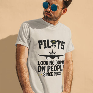 Piloter Tittar ner på människor sedan 1903 T Shirt
