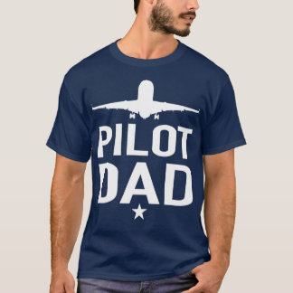Piloter vid Pappa flygplats Flygplan, Pappa T Shirt