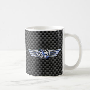Pilotfärja Luft, privat, som Star Vingar Kaffemugg