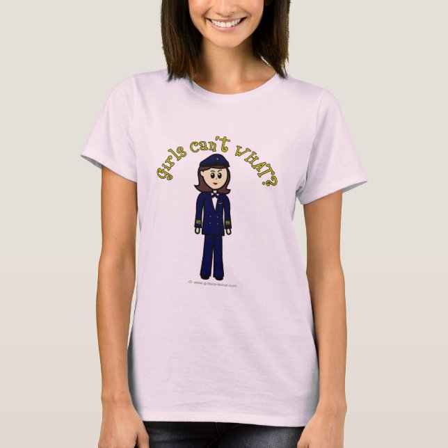 Pilotflicka Tee (Framsida)