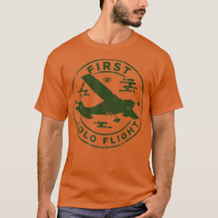 Pilotflyg för första Solo-flygplanet Flygplan T Shirt