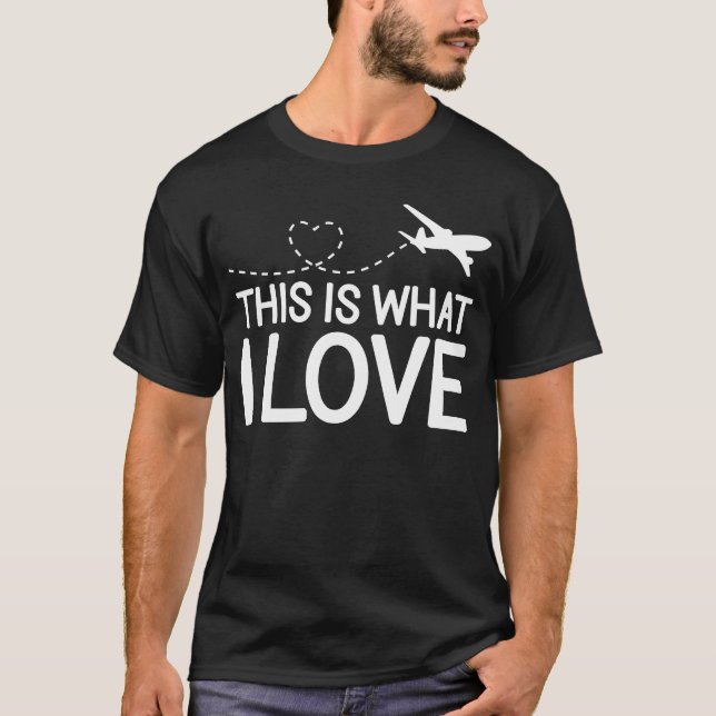Pilotflygplan Flygplan Aviation Det här är vad jag T Shirt (Framsida)