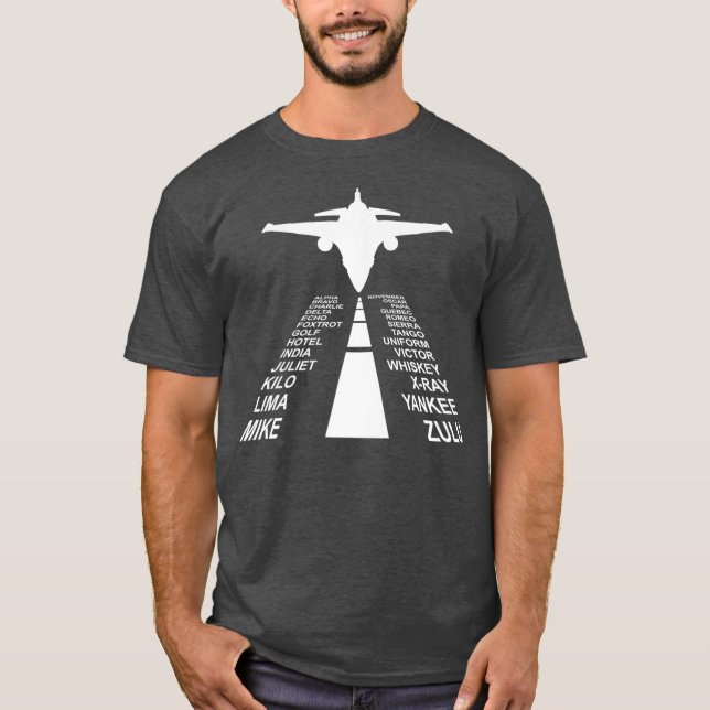 Pilotflygplanet Gift Internationell Premium T Shirt (Framsida)