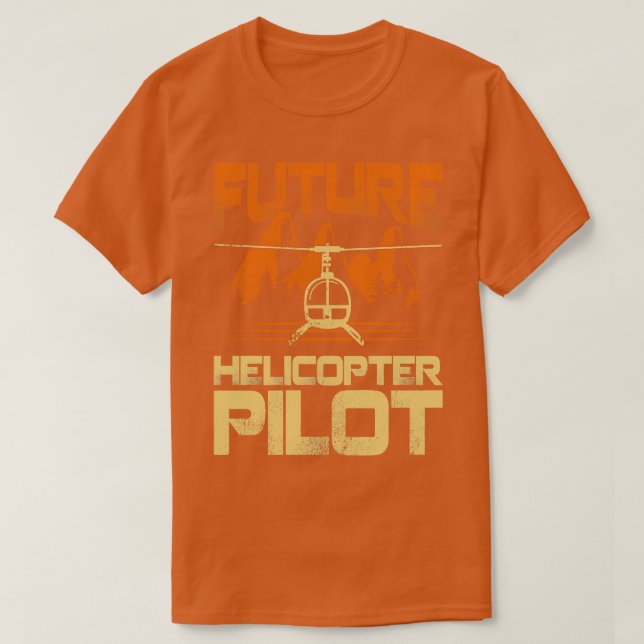 Pilotgåva för framtida helikopter t shirt (Design framsida)