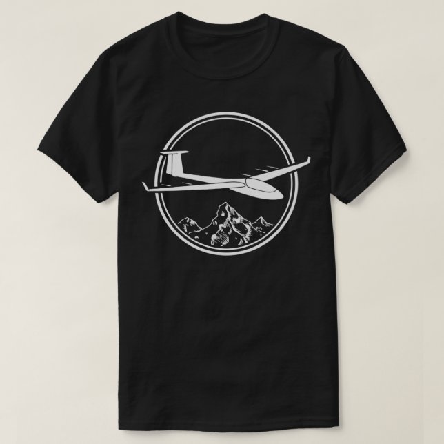 Pilotgåvor från Gliding Glider-piloten för uppvärm T Shirt (Design framsida)