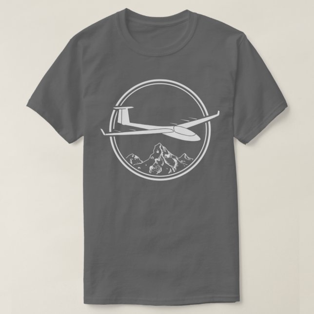 Pilotgåvor från Gliding Glider-piloten för uppvärm T Shirt (Design framsida)