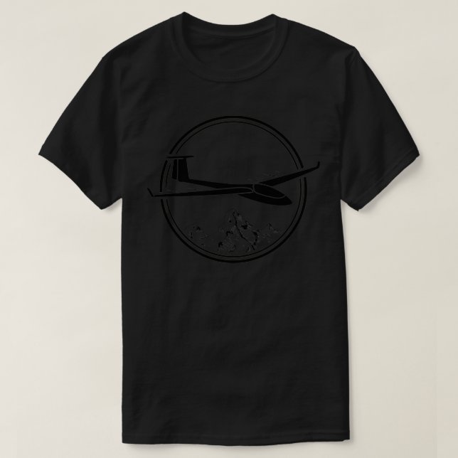 Pilotgåvor från Gliding Glider-piloten för uppvärm T Shirt (Design framsida)
