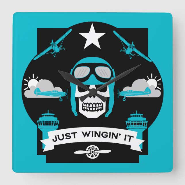 Pilotprojekt för privat och kommersiell verksamhet fyrkantig klocka (Framsida)