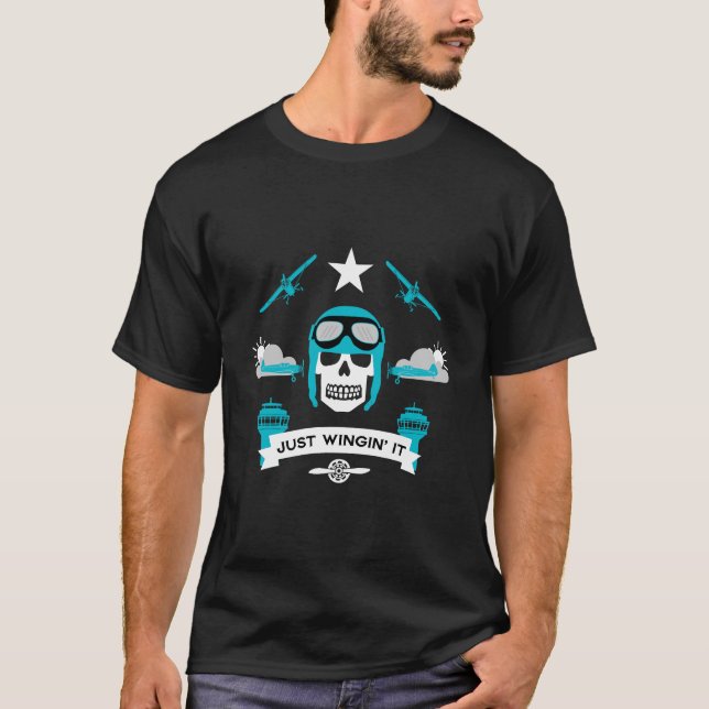 Pilotprojekt för privat och kommersiell verksamhet t shirt (Framsida)
