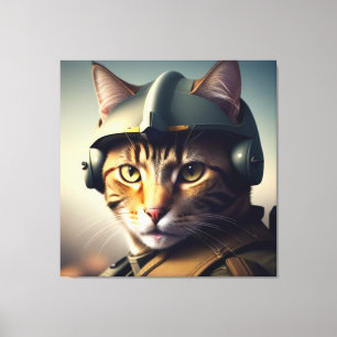 PILOTSERIER NR 2-ARTSKRIVNING FÖR TOP CAT-KUNGRUPP CANVASTRYCK