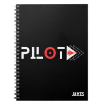 Pilottypografi & Jetflygplan, Minimalistisk, Anpas