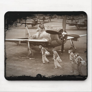 Pilotutbildning för bekämpning av P-47-stöttepelar Musmatta