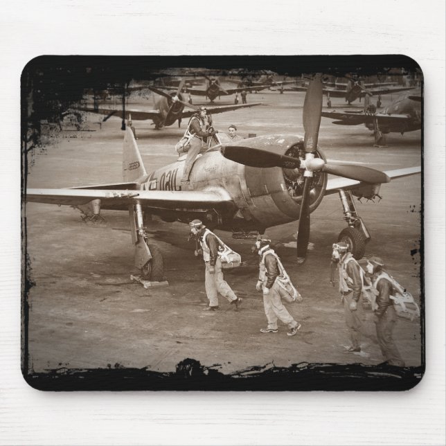 Pilotutbildning för bekämpning av P-47-stöttepelar Musmatta (Framsidan)