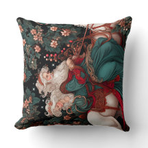 Pilow Victorian Yule Design