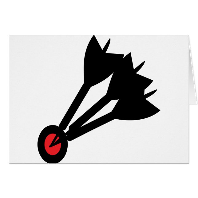 pilpilbullseye hälsningskort (Framsidan Horizontal)