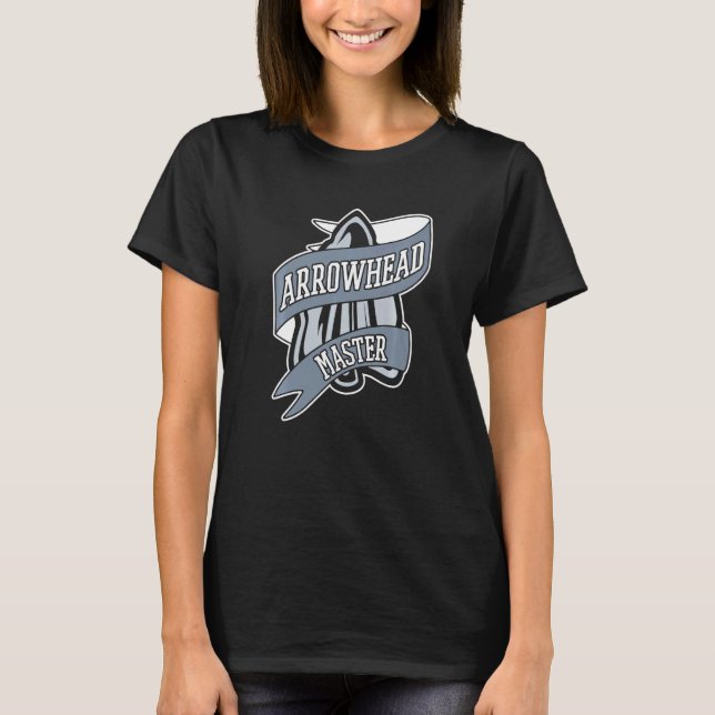 Pilspets Master Rocks Flint Artefakt Pilspets Co T Shirt (Framsida)