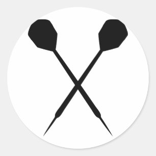 pilsportsymbol runt klistermärke