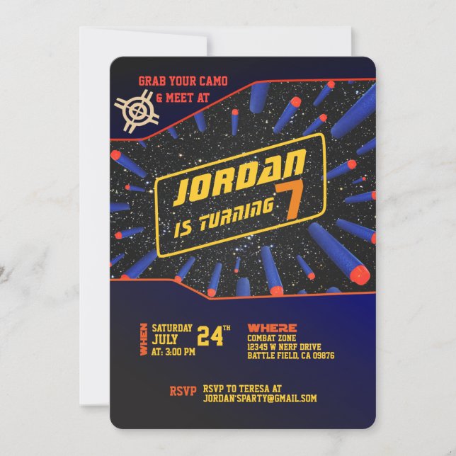 Pilstyps Inbjudan (Framsida)