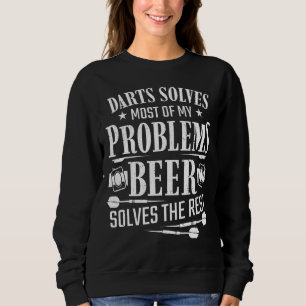 Piltavla Dart Lösar Mina Problem Män Öl Piltavla D T Shirt