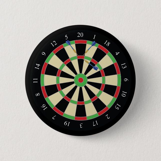 Piltavlor Pilspets Triple Top 180 Dartstavla Knapp (Framsida)