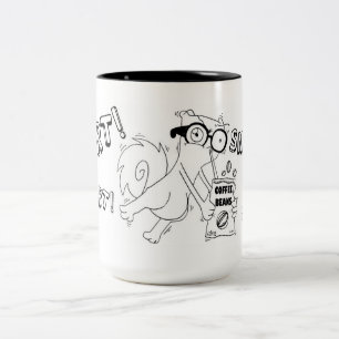 Pilz-E kaffe fnyser muggen Två-Tonad Mugg