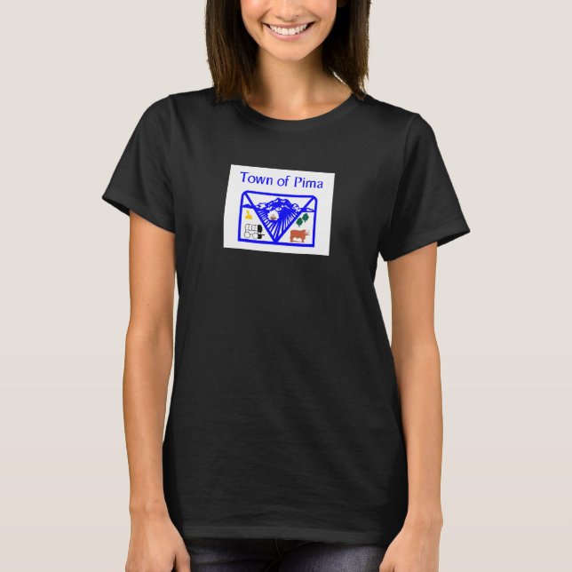 Pima Arizona Flagga T Shirt (Framsida)