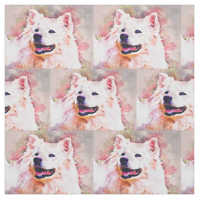 Pima Cotton Fabric, amerikansk eskimåduo Hund Tyg (Prov)