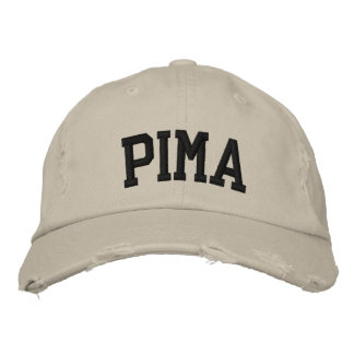 Pima Embroized Hat Broderad Keps
