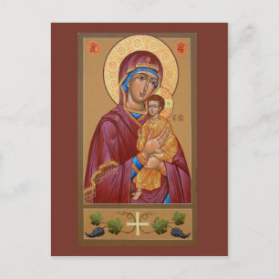 Pimen Mor av Guds Prayer Card Vykort