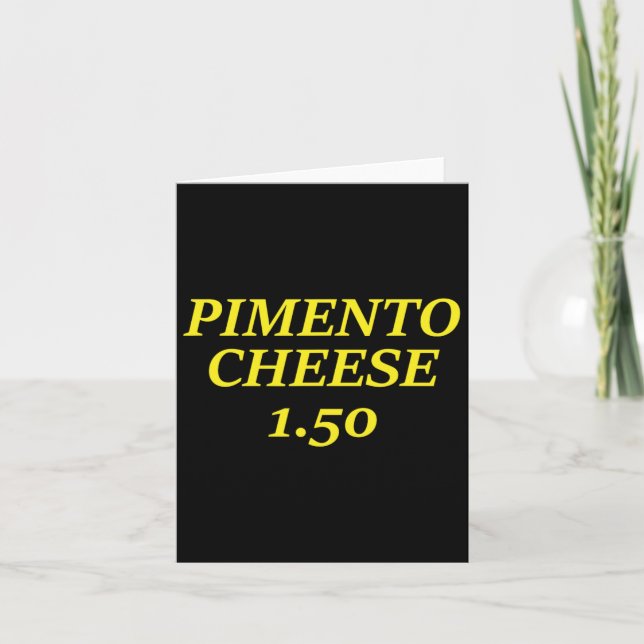 Pimento Cheese Golf Pappa Kort (Framsida)