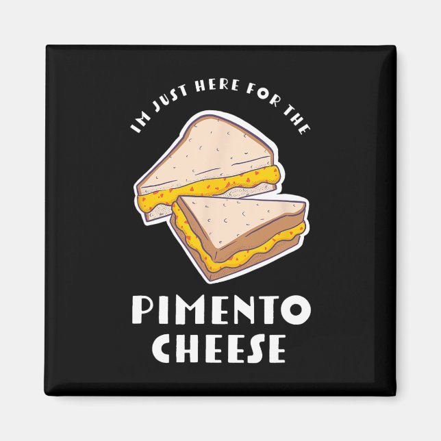 Pimento Cheese Smörgås - Roliga Master Golfare  Magnet (Framsidan)