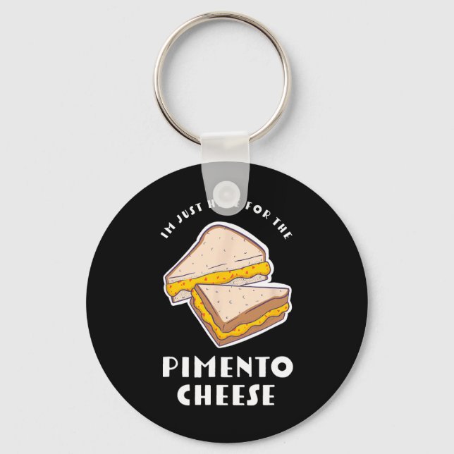 Pimento Cheese Smörgås - Roliga Master Golfare  Nyckelring (Framsida)