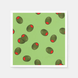Pimento Olife on Sage Papper Napkins Pappersservett