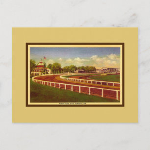 Pimlico Tävling Track, Baltimore Maryland Vykort