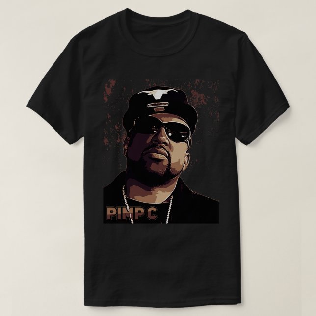 Pimp C Hip hop T Shirt (Design framsida)