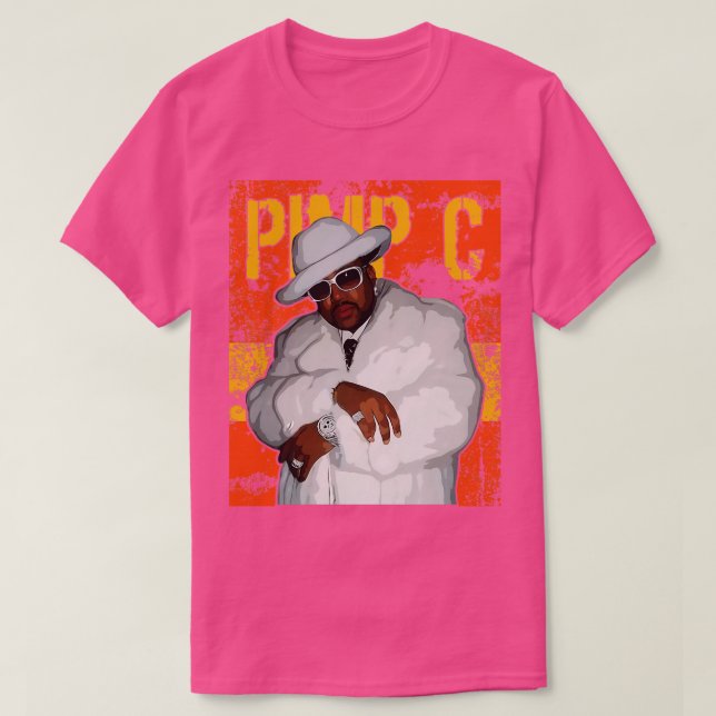 Pimp C Rapper T Shirt (Design framsida)