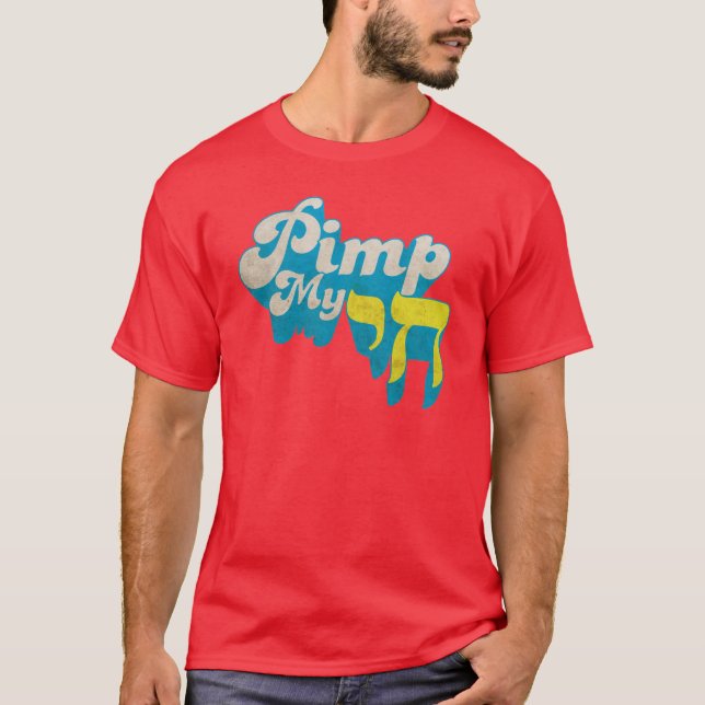 Pimp min CHAI - rolig stilfull retro nyinspelning Tee Shirt (Framsida)