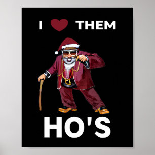 Pimp Santa Poster