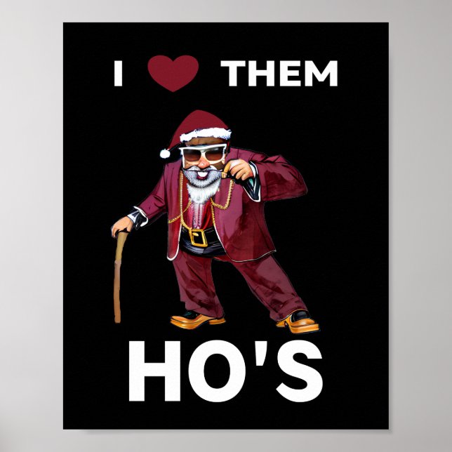 Pimp Santa Poster (Framsidan)