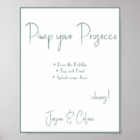 Pimp your Prosecco Bröllopsskylt