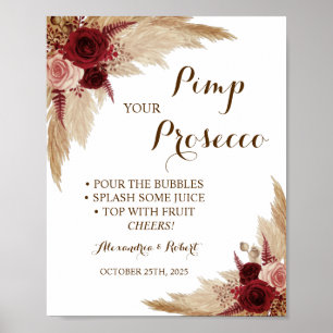 Pimpa din Prosecco Pampasgräsbröllop  Poster