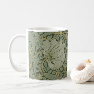 Pimpernel av William Morris Vintage Blommigt Texti Kaffemugg