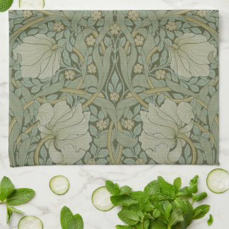 Pimpernel av William Morris Vintage Blommigt Texti Kökshandduk