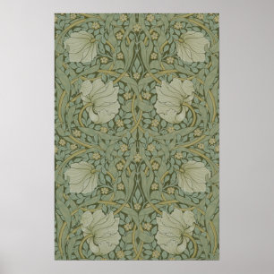 Pimpernel av William Morris Vintage blomsterduk Poster