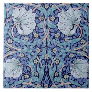 Pimpernel Blue, William Morris Kakelplatta