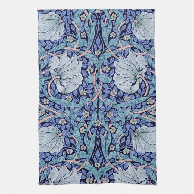 Pimpernel Blue, William Morris Kökshandduk (Vertikal)
