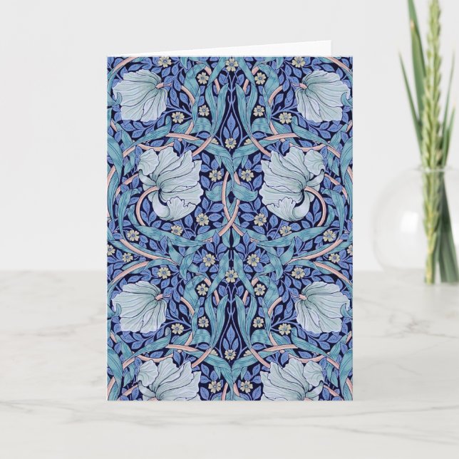 Pimpernel Blue, William Morris Kort (Framsida)