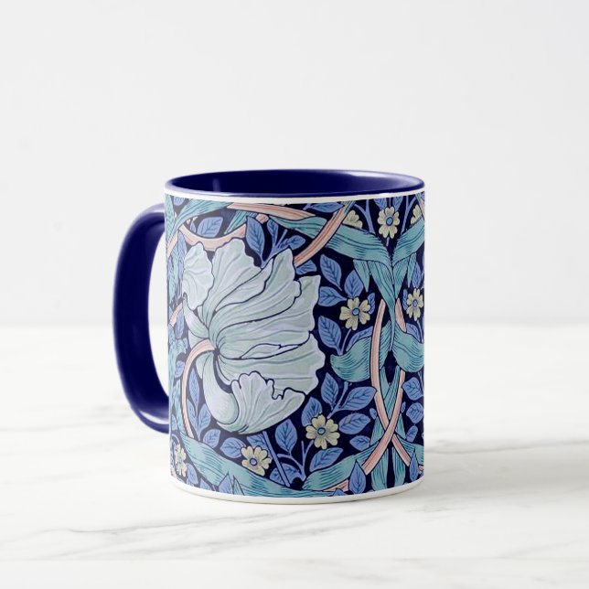 Pimpernel Blue, William Morris Mugg (Framsida vänster)
