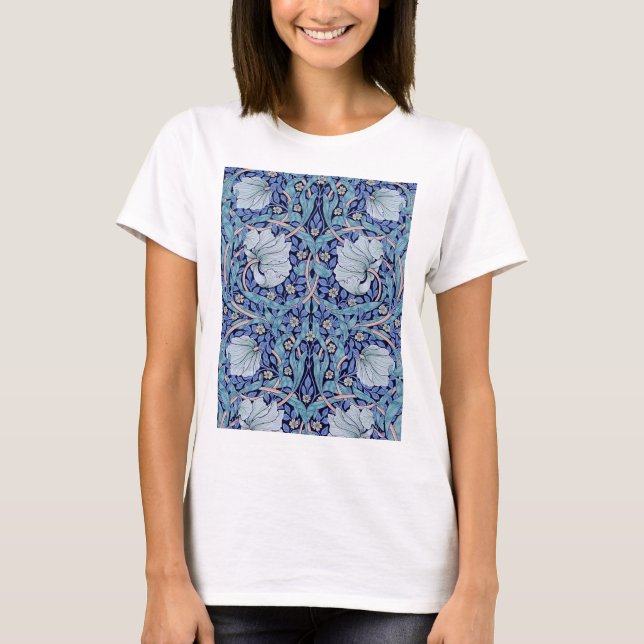Pimpernel Blue, William Morris T Shirt (Framsida)